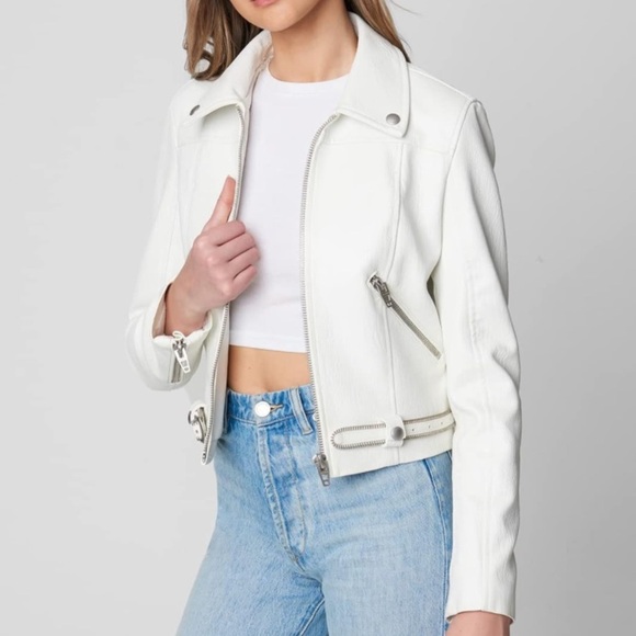 BLANKNYC Vegan Leather Hoodie Jacket XS - Picture 3 of 14